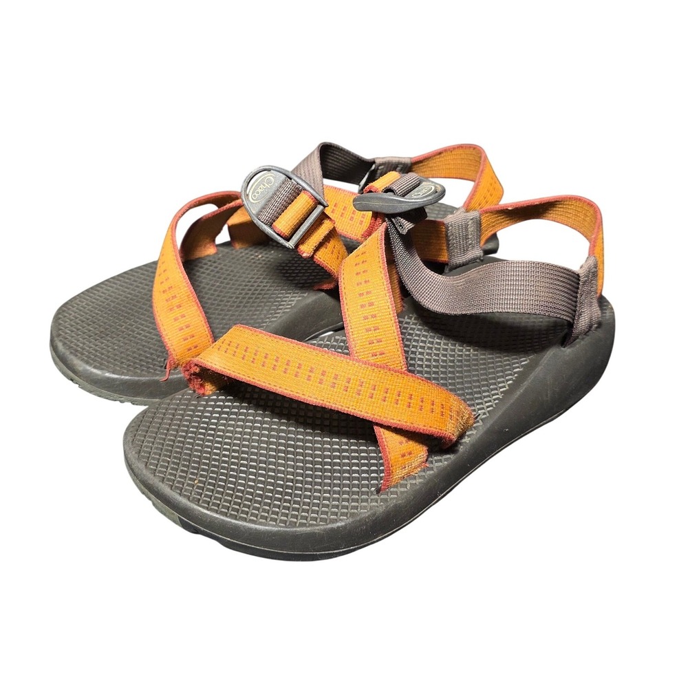 Chaco Z1 Classic Mens Sandals Orange Brown Strappy Sport Hiking Water Shoes M9